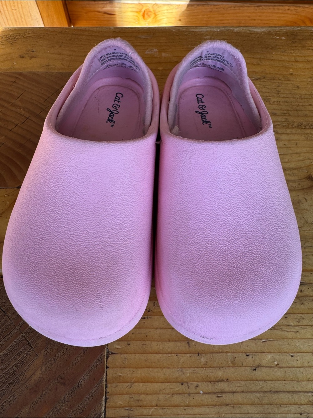 Cat & Jack Toddler Light Pink Slip-On Clog Mules